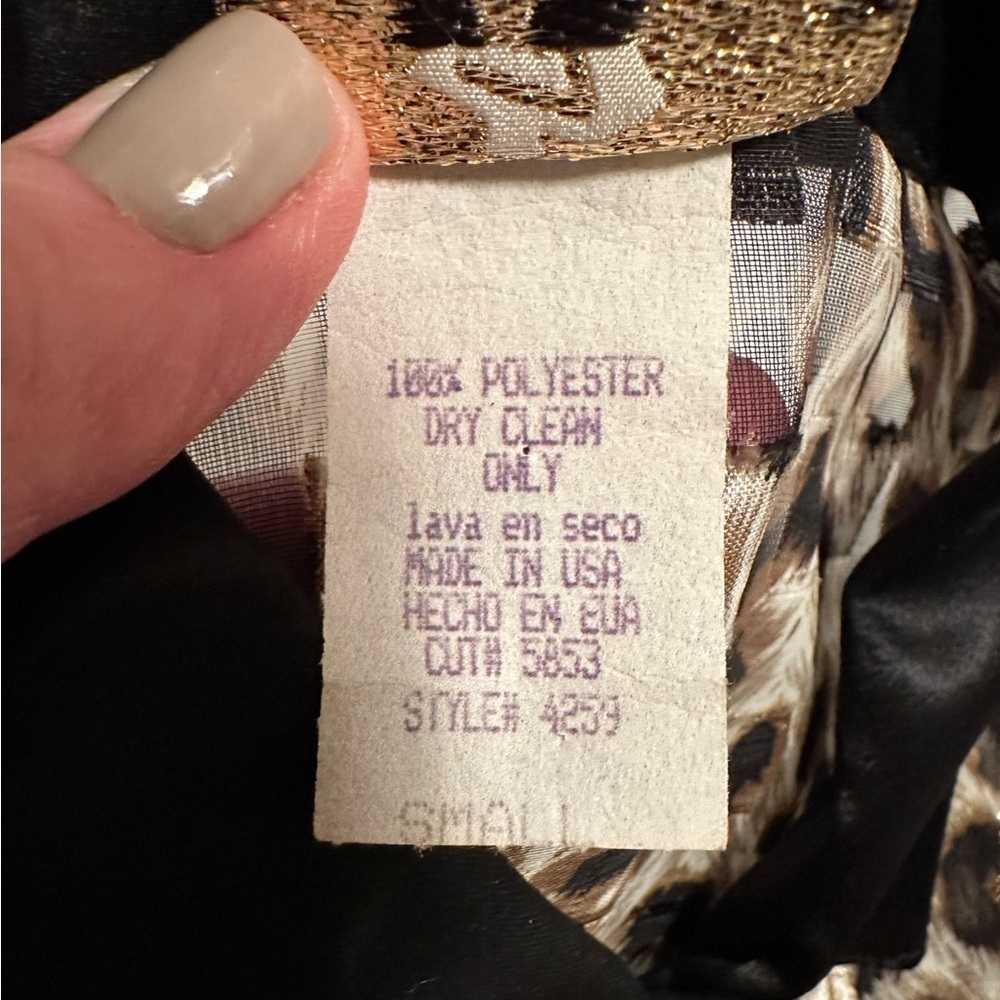 SAM Sheer Leopard Blouse - Picture 8 of 10
